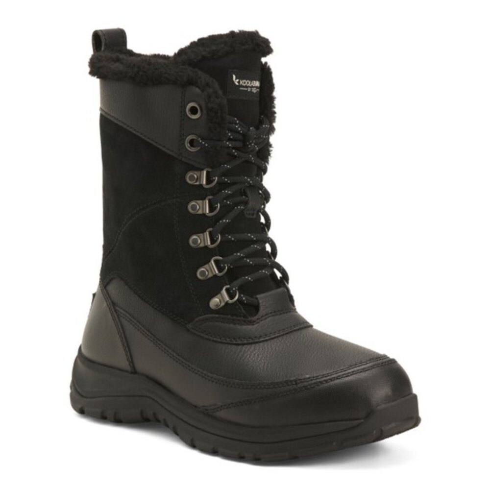Men's KOOLABURRA BY UGG Black Rostin Tall Pack Boots